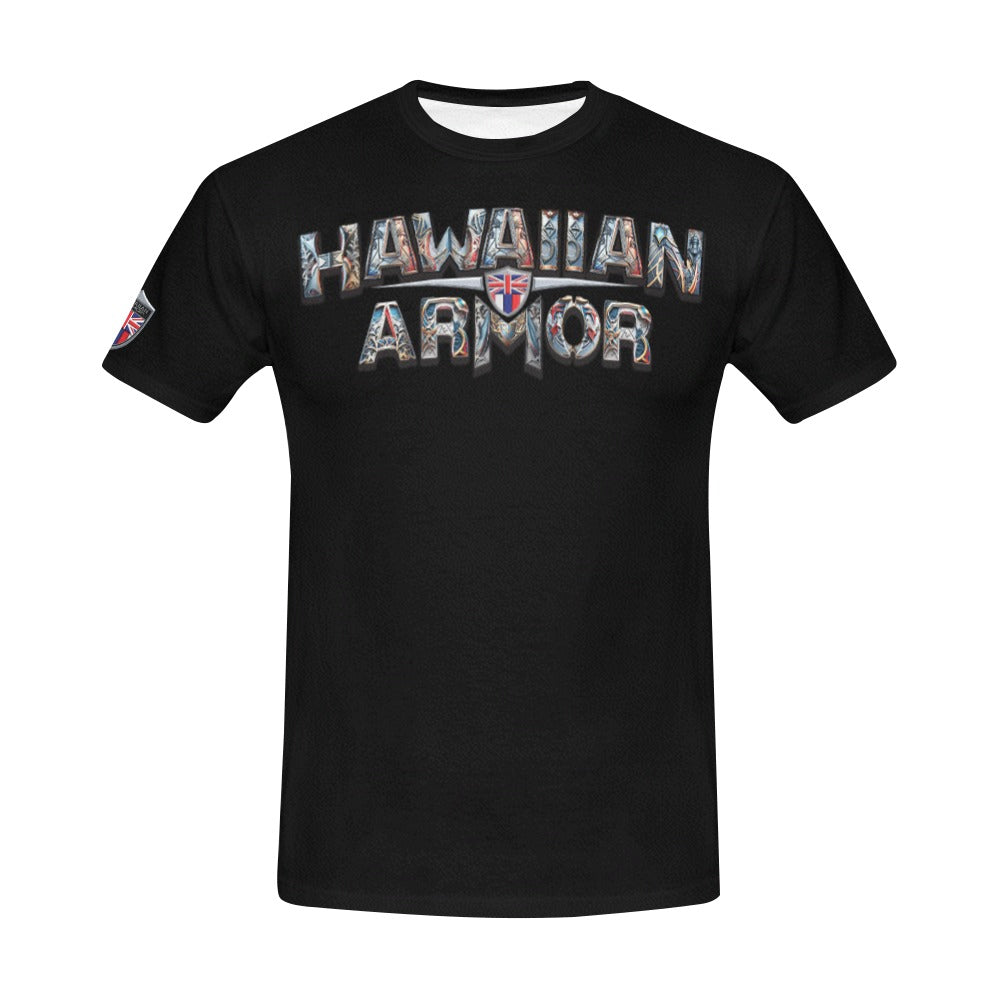 A.M.A spiked front All Over Print Performance-T - Hawaiian Attitude