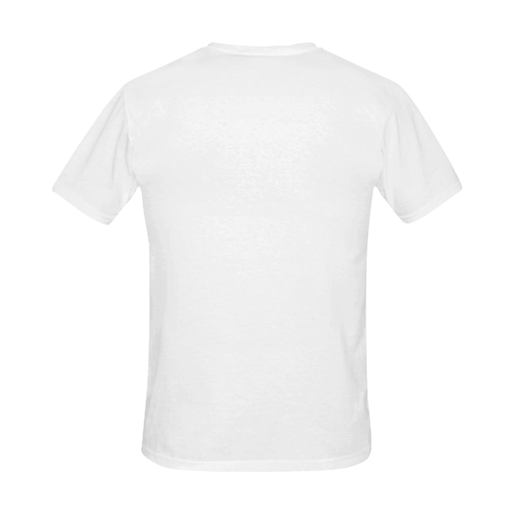 Big Kine Uke (mens wht) All Over Print T-Shirt for Men (USA Size) (Model T40) - Hawaiian Attitude