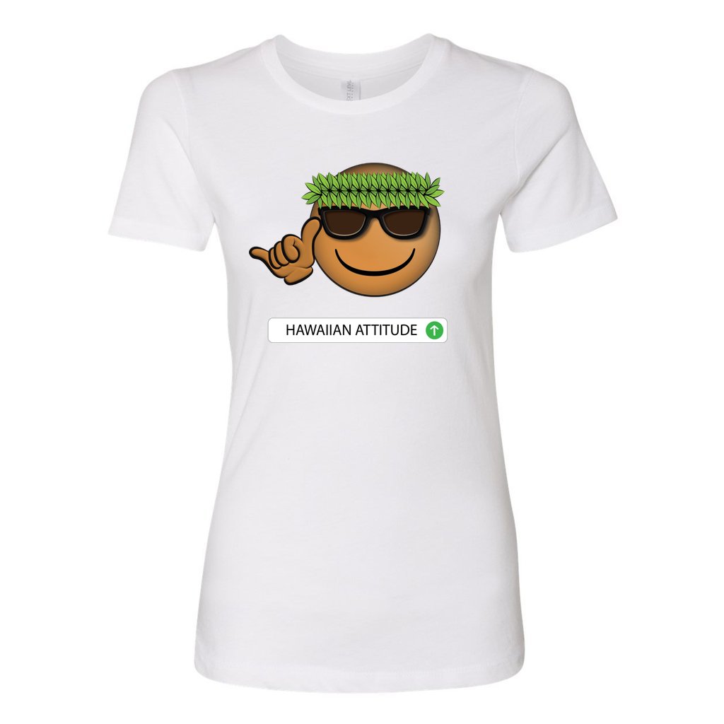 3D Hawaiian Emoji Original T shirt Hawaiian Attitude